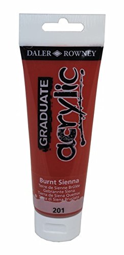 Daler-Rowney Graduate Acrylic Paint 120 ml - Burnt sienna - Akrylmaling