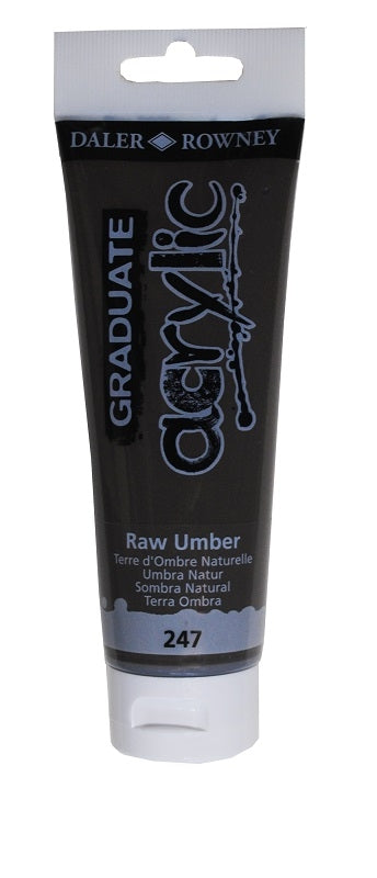 Daler-Rowney Graduate Acrylic Paint 120 ml - Raw umbra - Akrylmaling