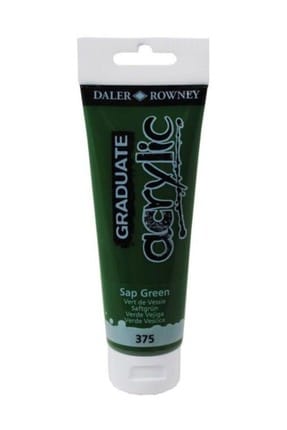 Daler-Rowney Graduate Acrylic Paint 120 ml - Sap grøn - Akrylmaling