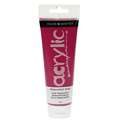Daler-Rowney Graduate Acrylic Paint 120 ml - permanent rosa - Akrylmaling