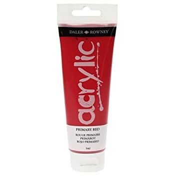 Daler-Rowney Graduate Acrylic Paint 120 ml - primær rød - Akrylmaling