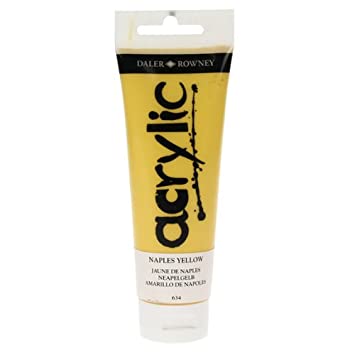 Daler-Rowney Graduate Acrylic Paint 120 ml - Naples gul - Akrylmaling