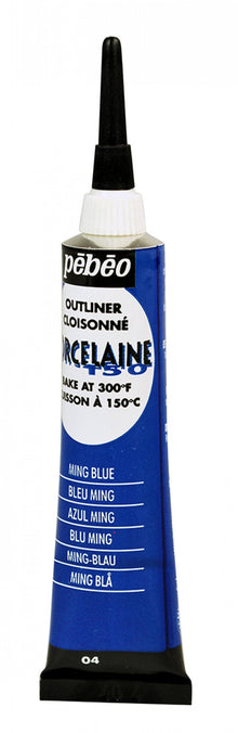 Pebeo Porcelaine 150 Outliner 20 ml - 04 - Ming sininen - Lasi- ja posliinimaalit