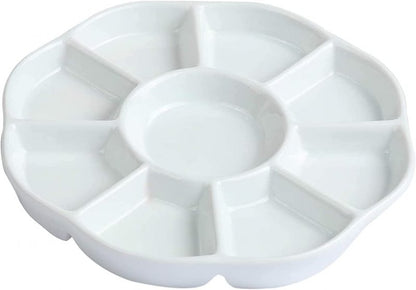 Meeden Porseleinen Verfpalet 9 Wells - 19 cm - Paletter