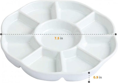 Meeden Porseleinen Verfpalet 9 Wells - 19 cm - Paletter