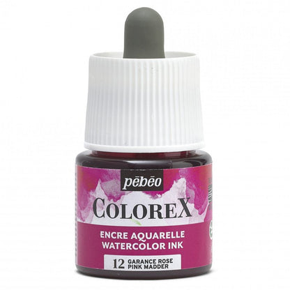 Pebeo Colorex Watercolour ink 45 ml - 12 - Roze Meekrap - Inchiostro