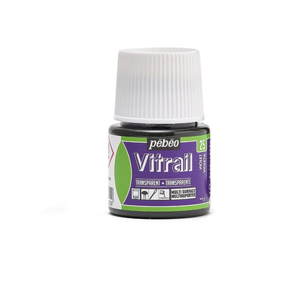 Pebeo Vitrail Transparent Glass paint 45 ml - 25 - violet - Glas- og porcelænsmaling