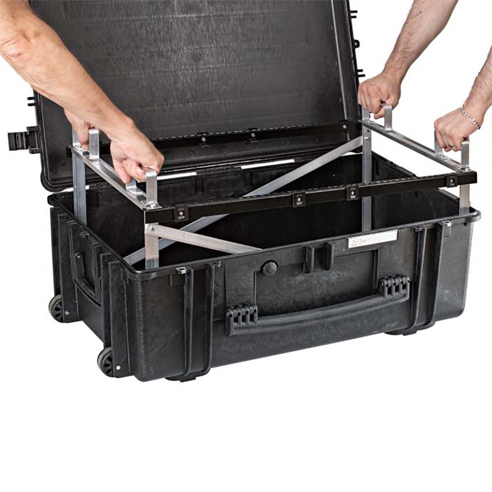 Explorer Cases Impermeabile Rastrelliera Cornice Carrello Valigia 7641-B15U — 6