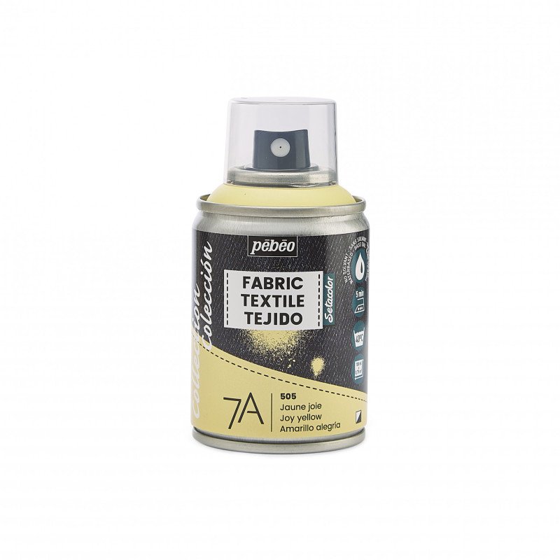 Pebeo 7A Textielspray 100 ml - Vreugdegeel - Colori per tessuti