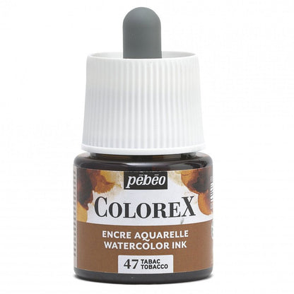 Pebeo Colorex Watercolour ink 45 ml - 47 - Tabak - Inchiostro