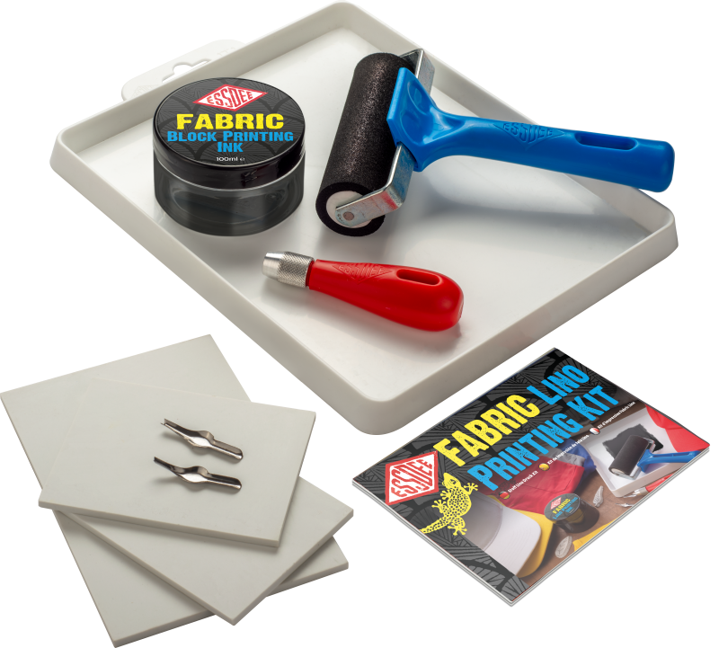 Essdee Fabric Block Printing Ink Sets - Colori per tessuti