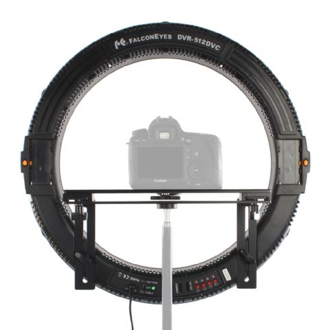Falcon Eyes Tvåfärgad LED Ring Lampa Dimbar DVR-512DVC på 230V — 3