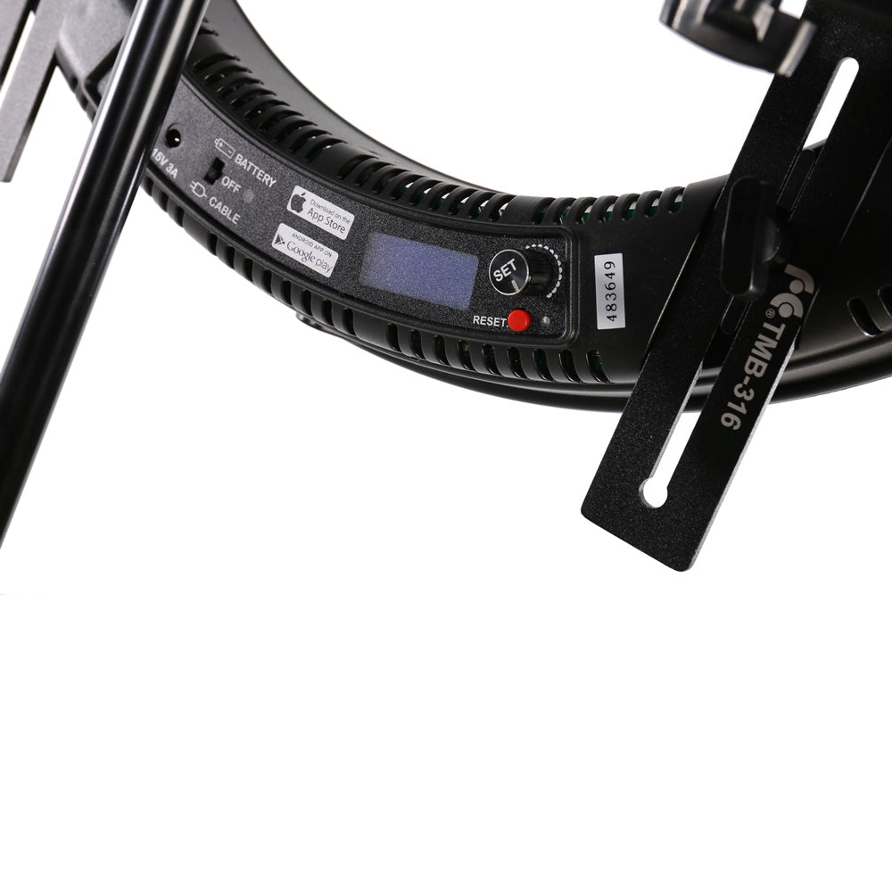 Falcon Eyes Wi-Fi Tofarvet LED Ring Lampe Dæmpbar DVR-160TW — 6