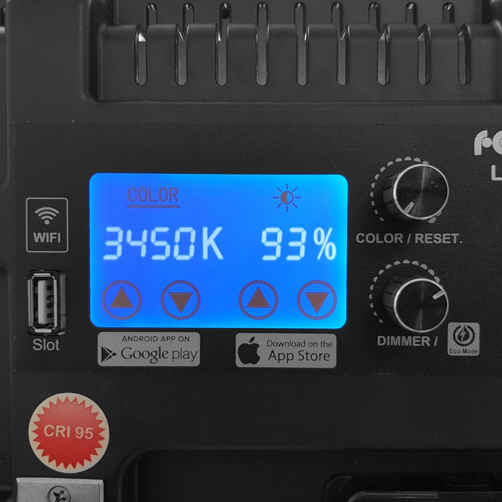 Falcon Eyes Wi-Fi Kaksivärinen Pehmeä LED-valaisin Himmennettävä LPW-150TD – 230V — 3