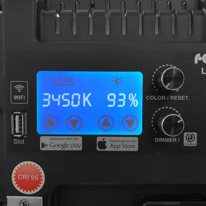 Falcon Eyes Wi-Fi Kaksivärinen Pehmeä LED-valaisin Himmennettävä LPW-150TD – 230V — 3