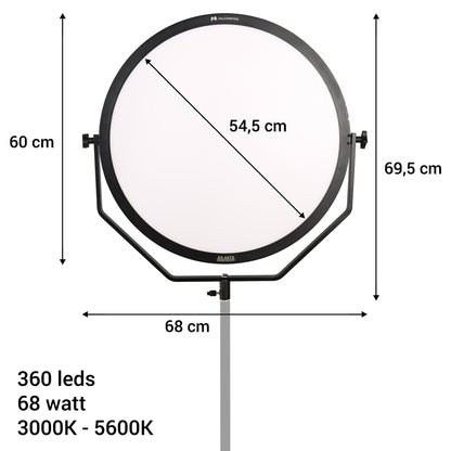 Falcon Eyes Tofarvet LED-lampe Sophiez SO-68TD på 230V — 2