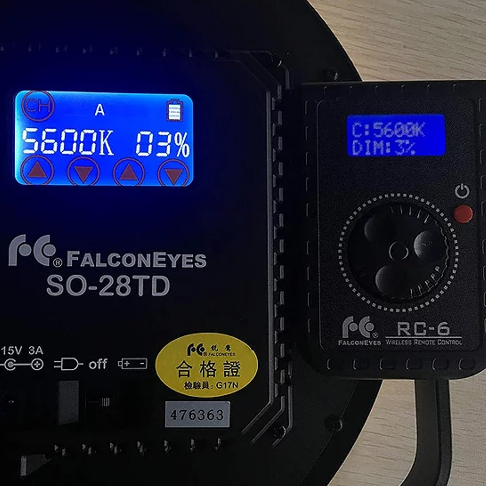 Falcon Eyes LED Fjärrkontroll RC-6 — 6