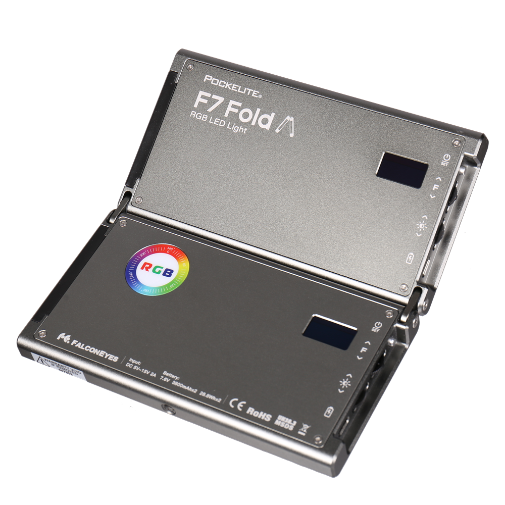 Falcon Eyes RGB Lampada LED PockeLite F7 Pieghevole — 3