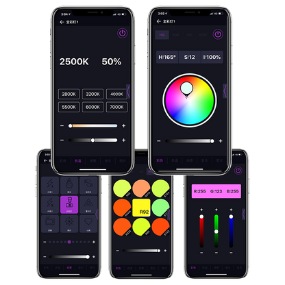 Falcon Eyes RGB Lampada LED PockeLite F7 Pieghevole — 6