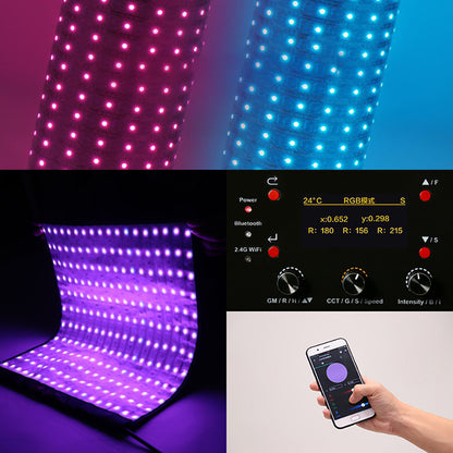 Falcon Eyes Flessibile RGB Pannello LED RX-836-K1 112x46.5 cm — 5
