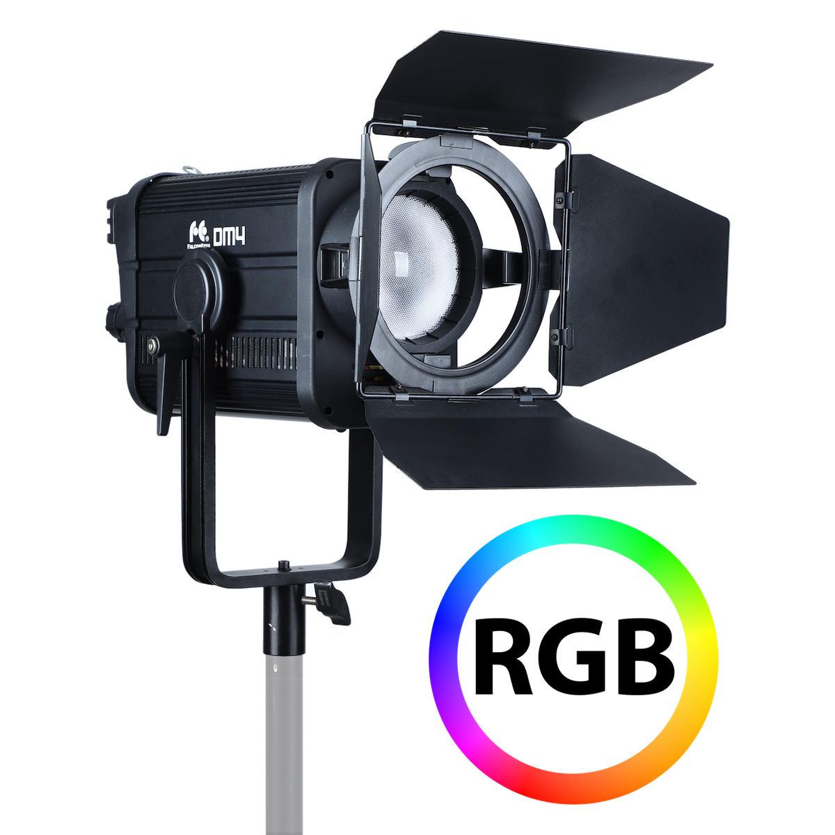 Falcon Eyes RGB LED Fresnel Kohdevalo Himmennettävä DM4 400W