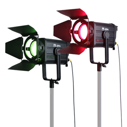 Falcon Eyes RGB LED Fresnel Kohdevalo Himmennettävä DM4 400W — 2