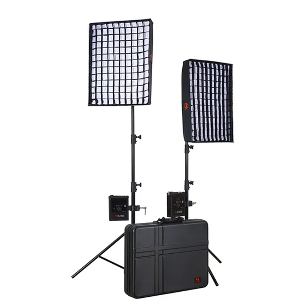 Falcon Eyes Bi-Color LED Panel Kit RX-18TDX III-K2