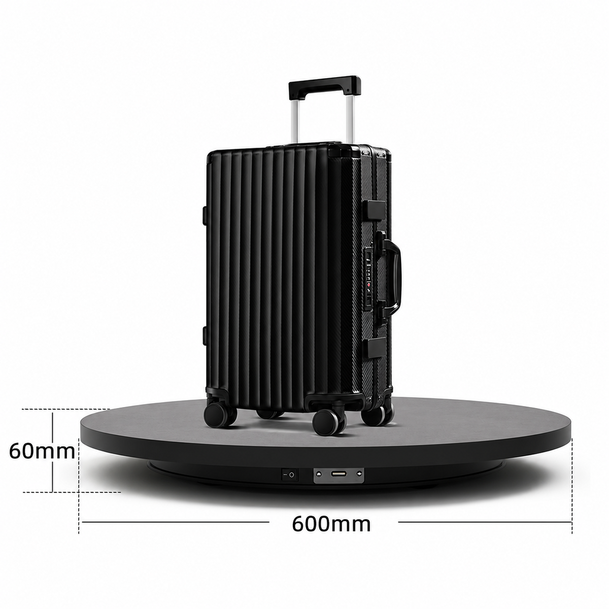 Falcon Eyes Mini Piattaforma girevole T360-A3B Nero 60 cm fino a 40 Kg — 2