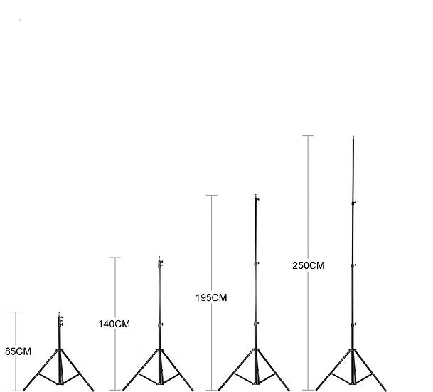 Falcon Eyes Lampestativ I-2500 82-250 cm — 5