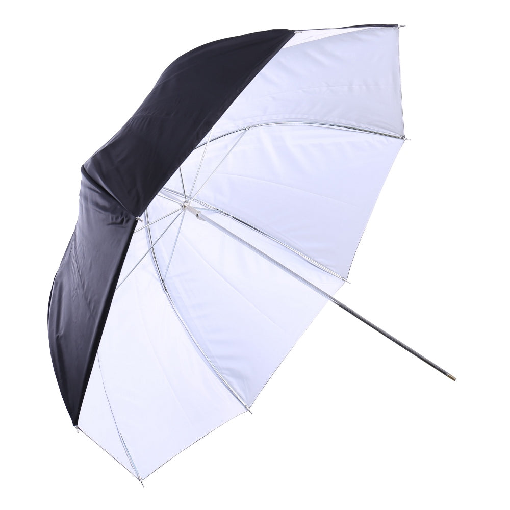 Falcon Eyes Paraply UR-48WB Hvid/Sort 122 cm