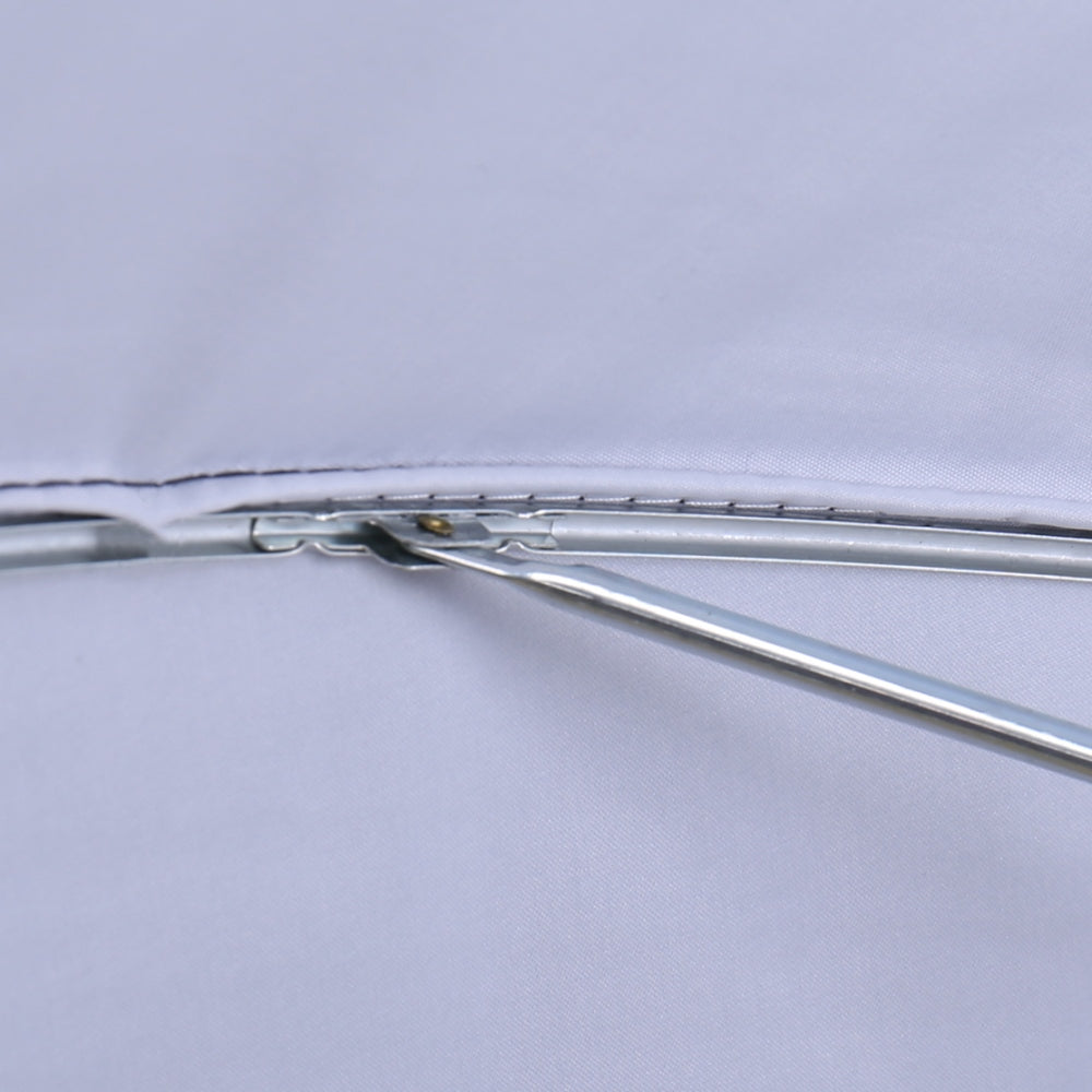 Falcon Eyes Paraply UR-48WB Hvid/Sort 122 cm — 5