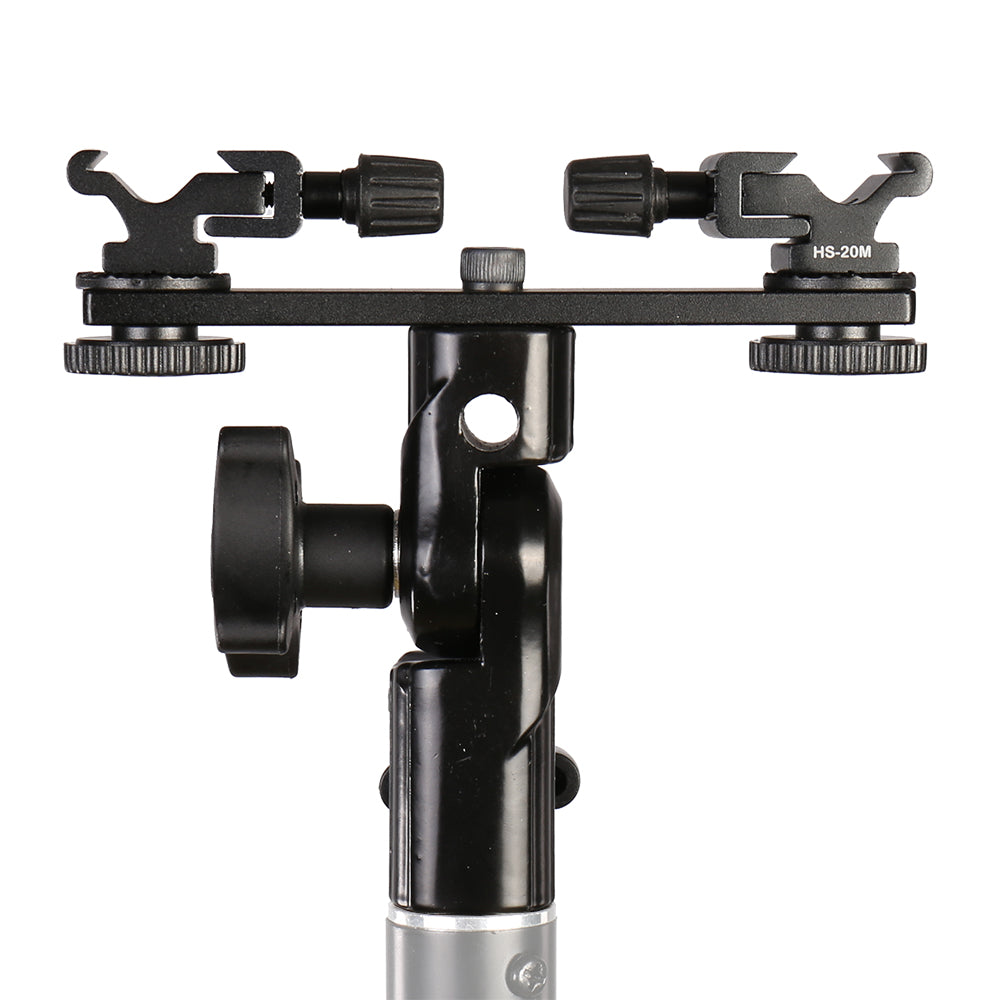 Falcon Eyes Dobbelt Fatning Vippebeslag + 2 x Blitzsko CLD-14A