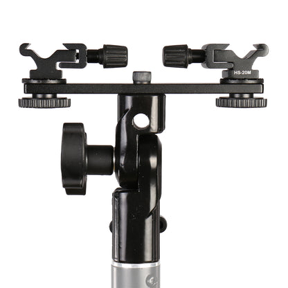 Falcon Eyes Dobbelt Fatning Vippebeslag + 2 x Blitzsko CLD-14A