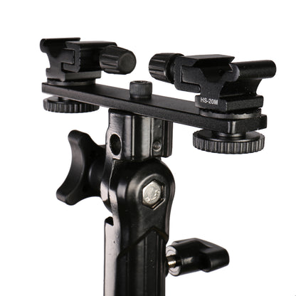 Falcon Eyes Dobbelt Fatning Vippebeslag + 2 x Blitzsko CLD-14A — 2