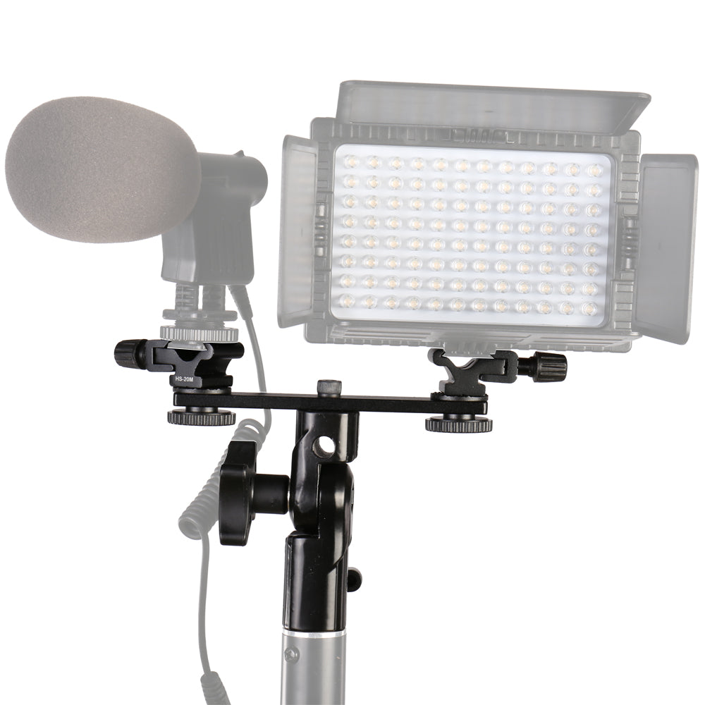 Falcon Eyes Dobbelt Fatning Vippebeslag + 2 x Blitzsko CLD-14A — 4