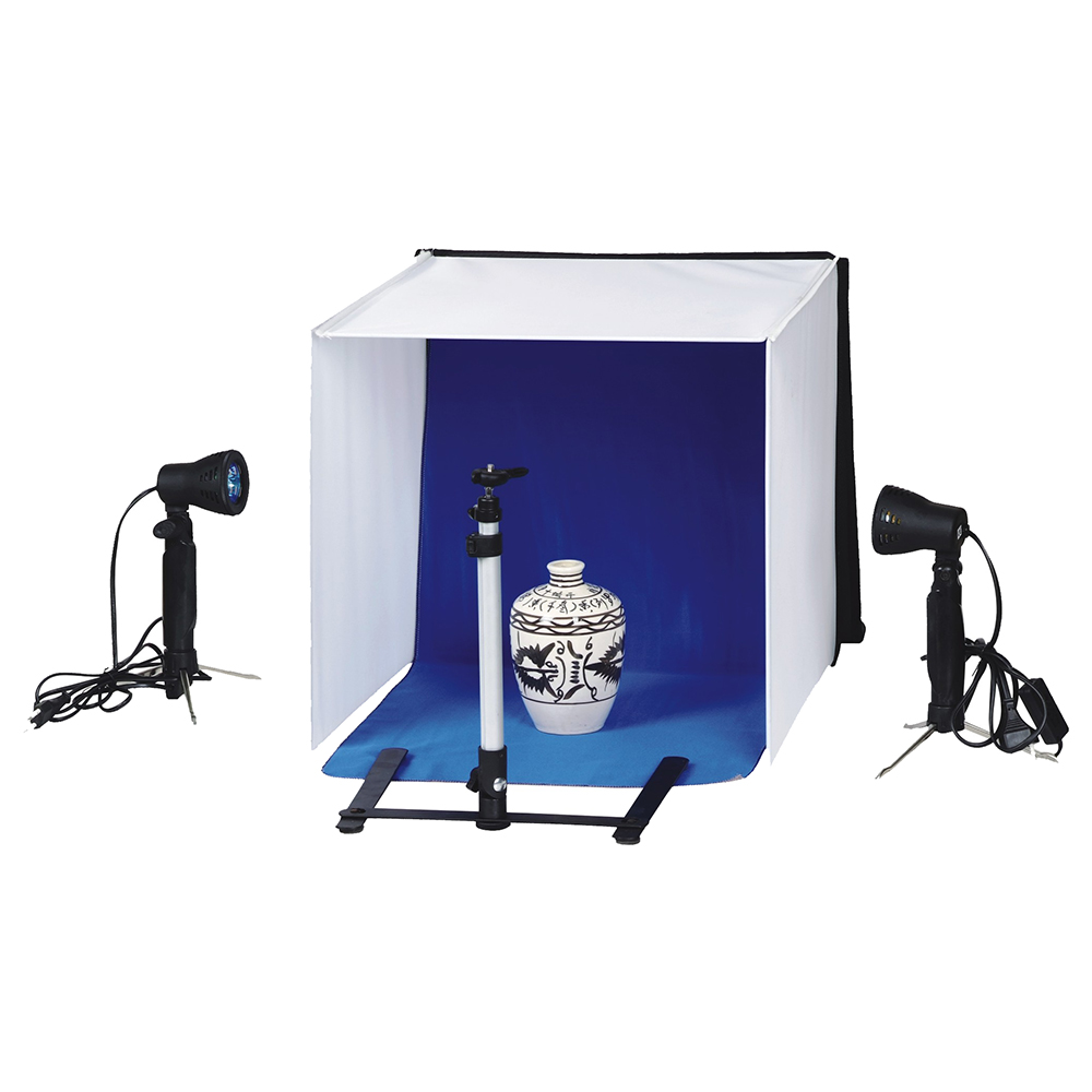 Falcon Eyes Hopfällbar Foto Låda PBK-40AB-2LS 40x40 cm + 2 Lampor