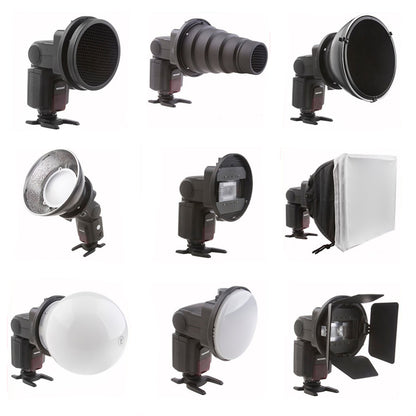Falcon Eyes Universal Speedlite Blitz Blitz Strobist Sæt SGA-K9