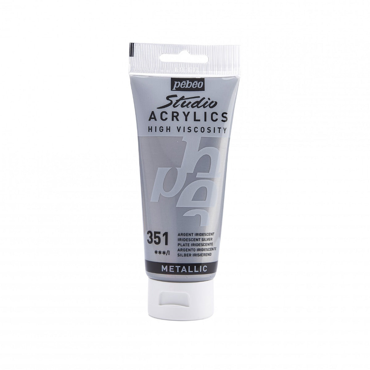 Pebeo Studio Acrylic paint 100 ml - 351 - silver - Akrylfärg