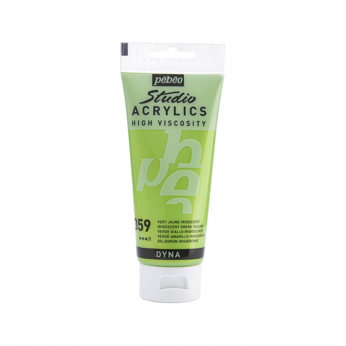 Pebeo Studio Acrylic paint 100 ml - 359 - skimrande grön gul - Akrylfärg