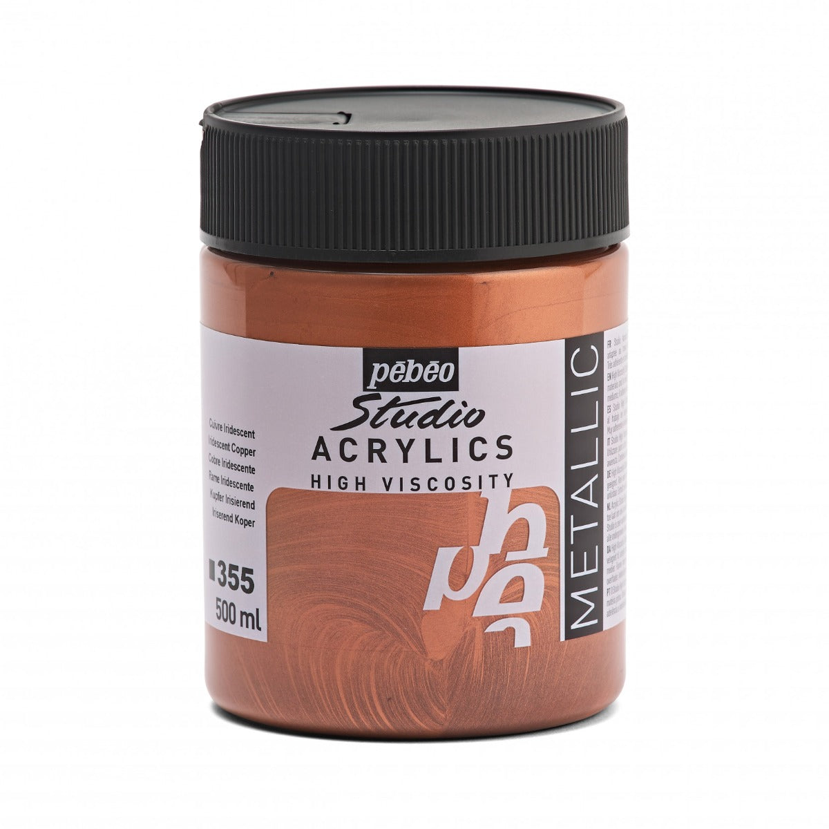 Pebeo Studio Acrylic paint 500 ml - 355 - koppar - Akrylfärg