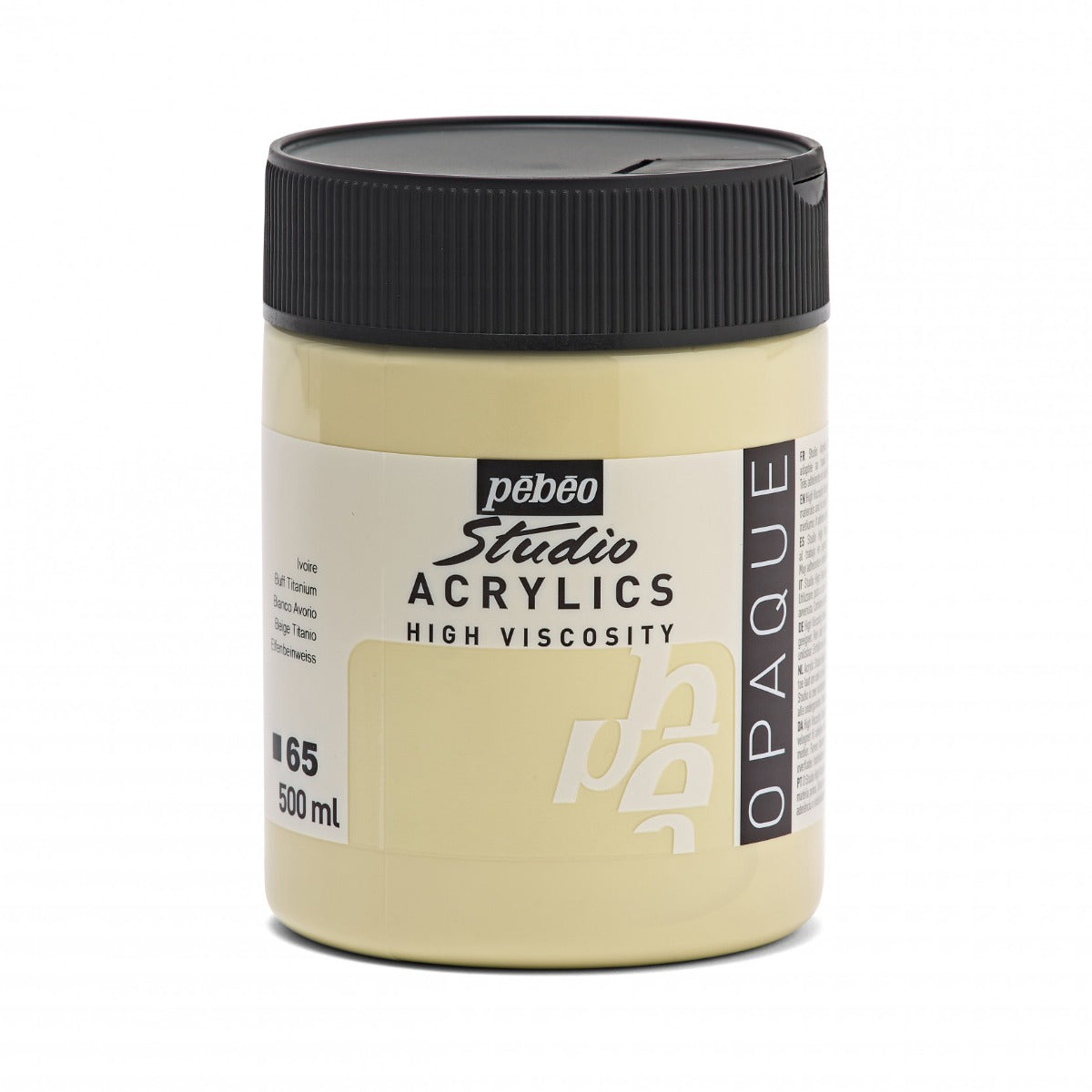 Pebeo Studio Acrylic paint 500 ml - 65 - Ivoor - Akrylfärg