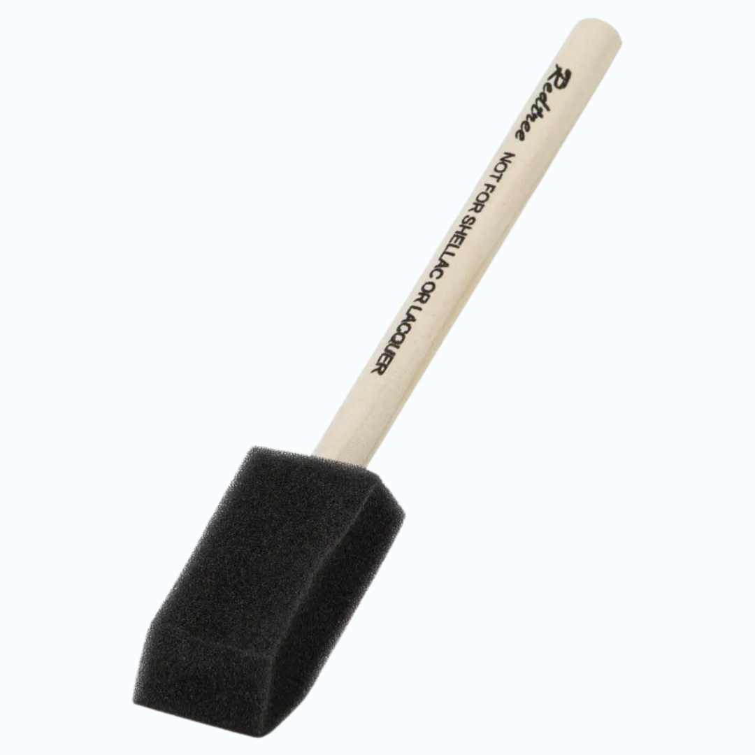 Foam brush 25mm for cyanotype coating – ideaal for detailwerk op Paperi and textiel - Syanotypian tarvikkeet