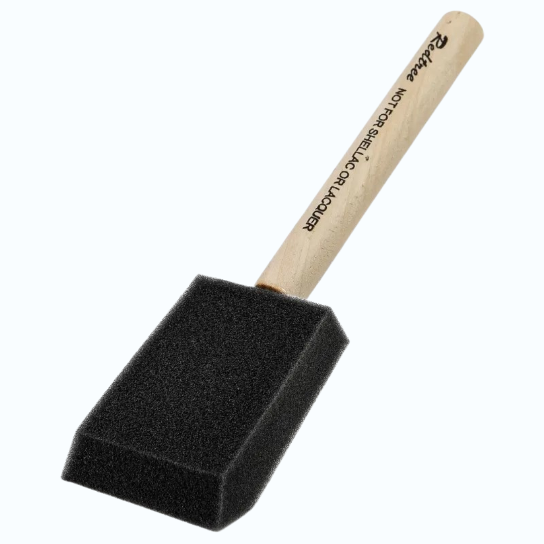 Foam brush 50mm varten gelijkmatige verdeling van cyanotype-emulsie - Syanotypian tarvikkeet