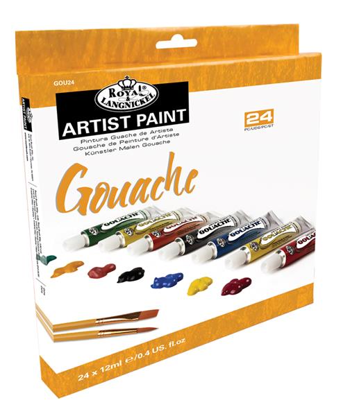 Royal & Langnickel Gouache Sets - 24-pak - Gouache og tempera