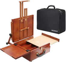Meeden Lightweight Portable Pochade Box Easel with Carry Bag - Staffelier