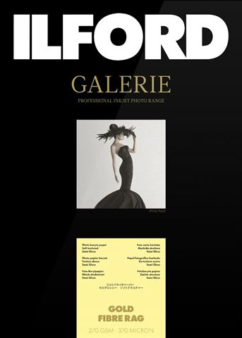 Ilford photo paper Galerie Fibre Rag 270g A3+ 25 Sheets