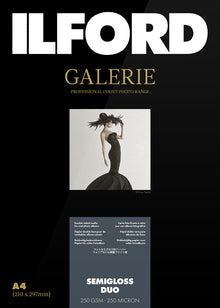 Ilford photo paper Galerie Semigloss Duo 250g A4 25 Sheets