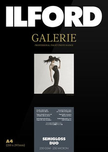 Ilford carta fotografica Galerie Semilucida Duo 250g A4 100 Fogli