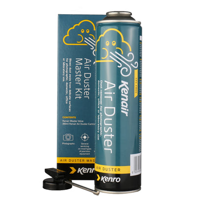 Kenro Spraycan Aria compressa + Plastica Spray Valvola 360 ml — 6