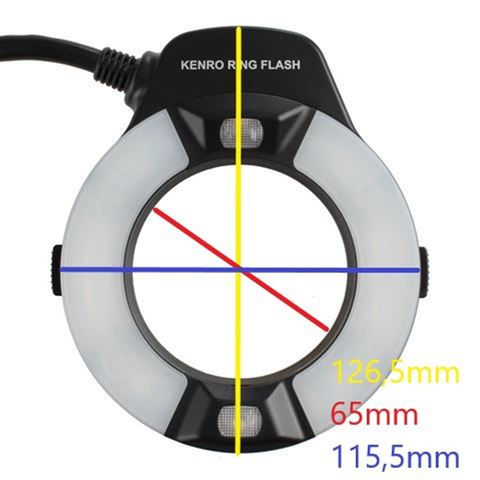 Kenro TTL Macro Rengas Salama KFL201C mallille Canon — 4
